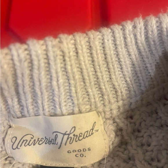 Universal Thread Light Gray Knit Sweater - Picture 6 of 6